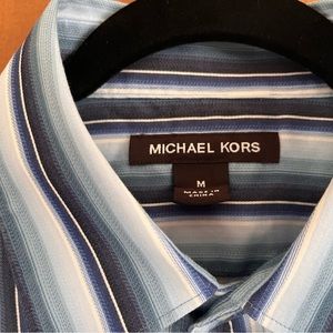 Michael Kors - dress shirt - blue stripe